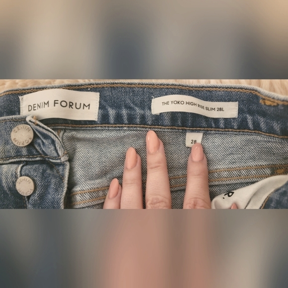 Denim Forum The Yoko High Rise Slim - Picture 3 of 6